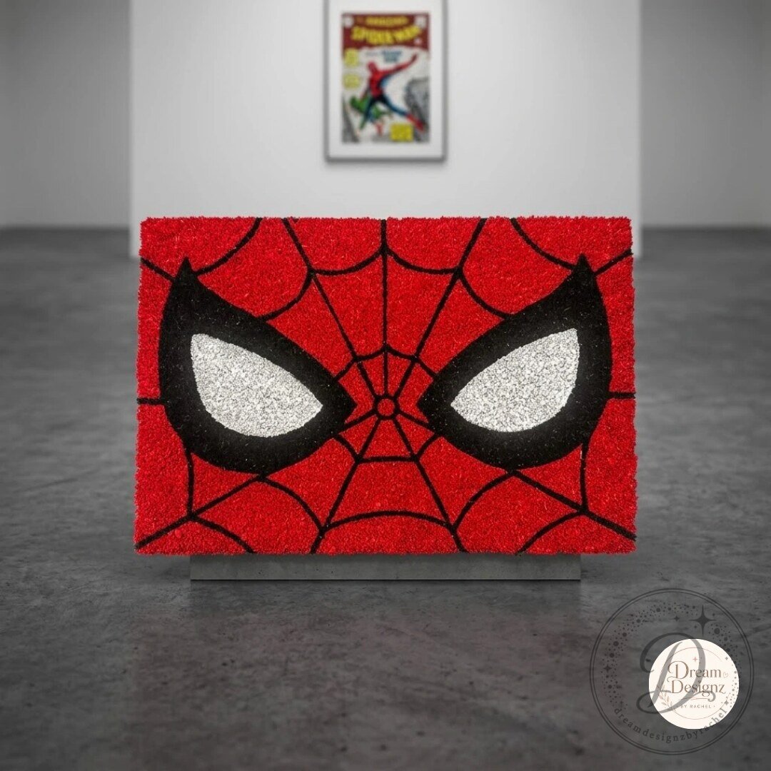 Exclusive Marvel Spider-Man Mask Tufted Bedroom Rug