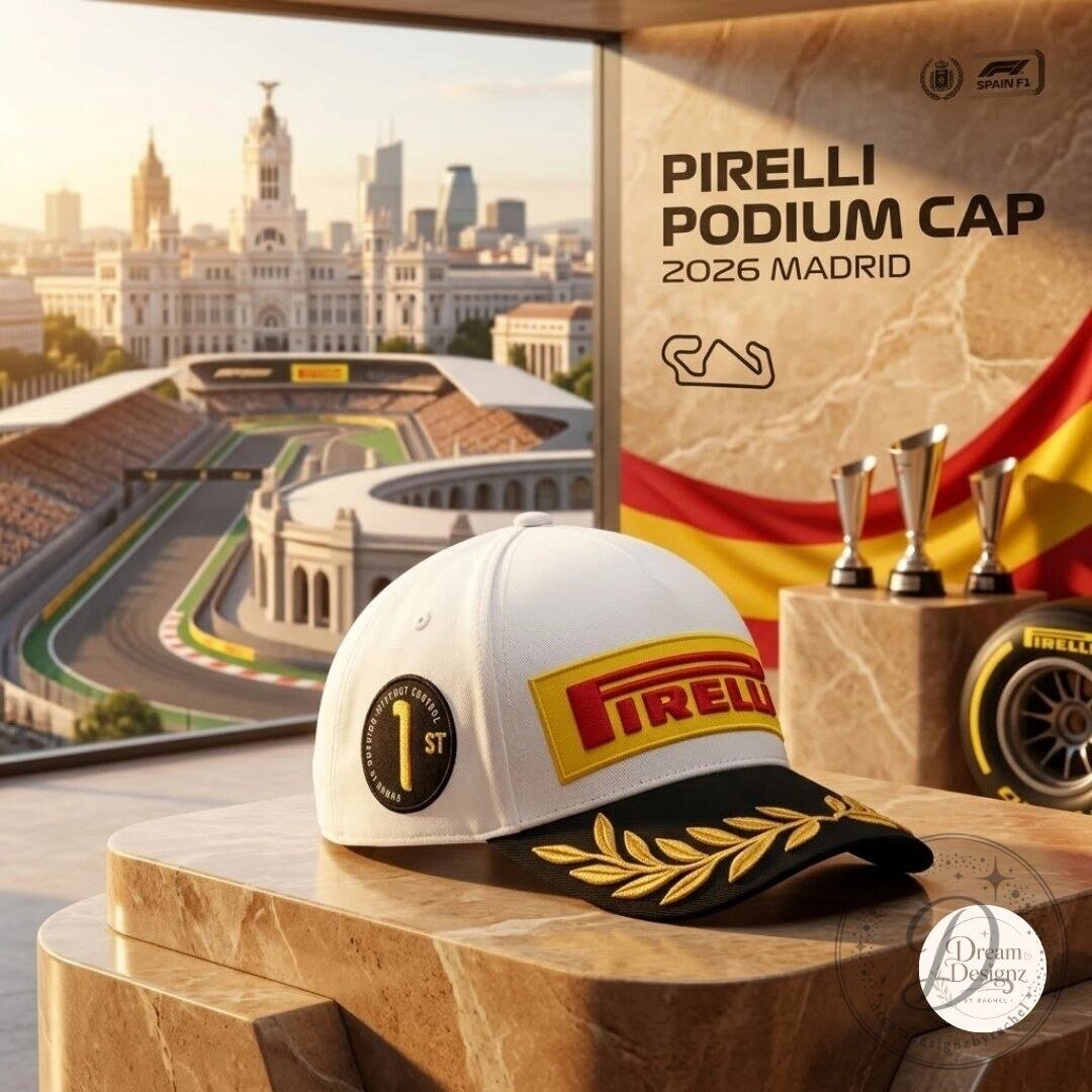 Pirelli Podium Cap - Madrid 2026 Spanish Grand Prix 5 Pirelli Podium Cap Madrid 2026 Spanish Grand Prix Caps