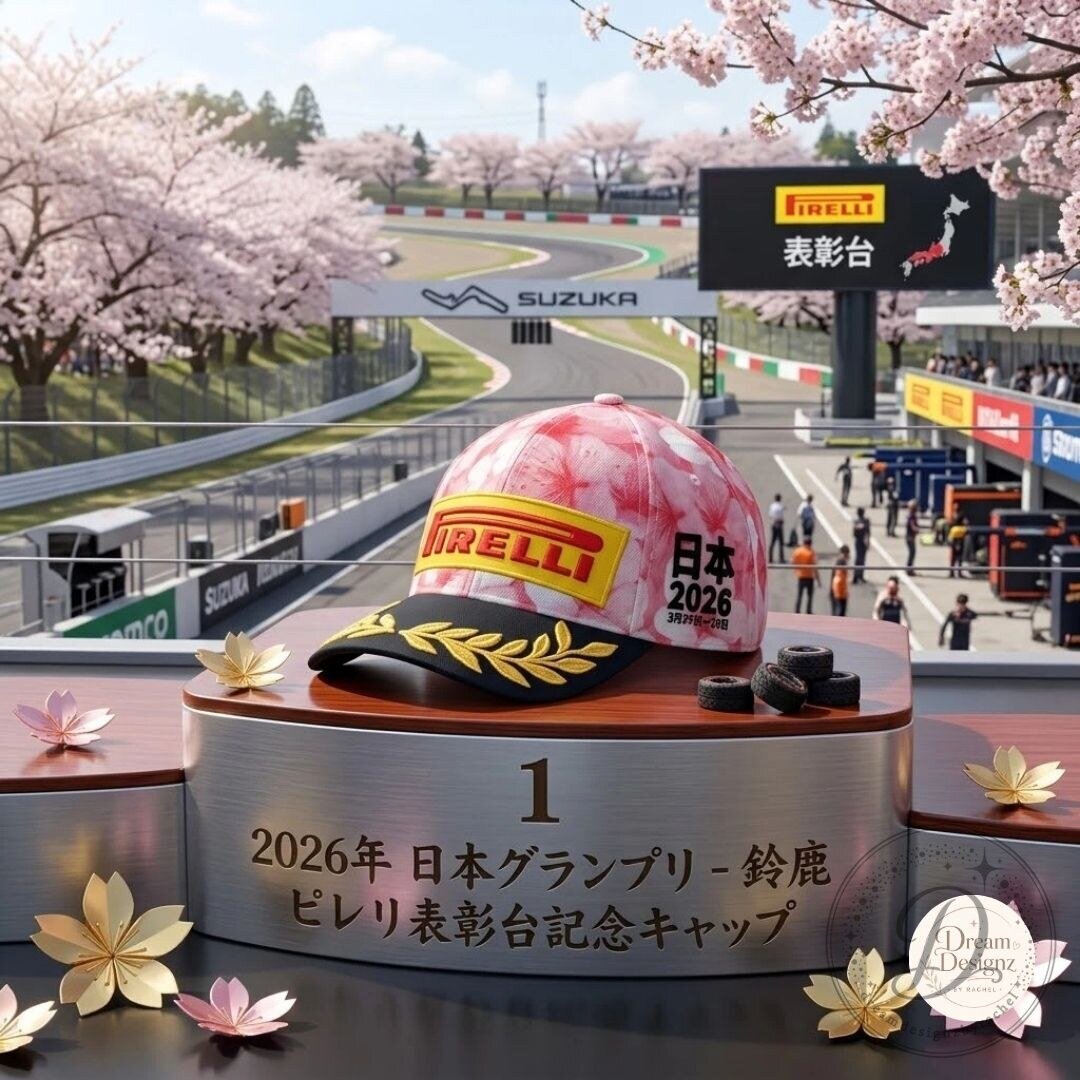 Pirelli Podium Cap Japan 2026 Japan Grand Prix Caps 9 Pirelli Podium Cap Japan 2026 Japan Grand Prix Caps product design and detailed view