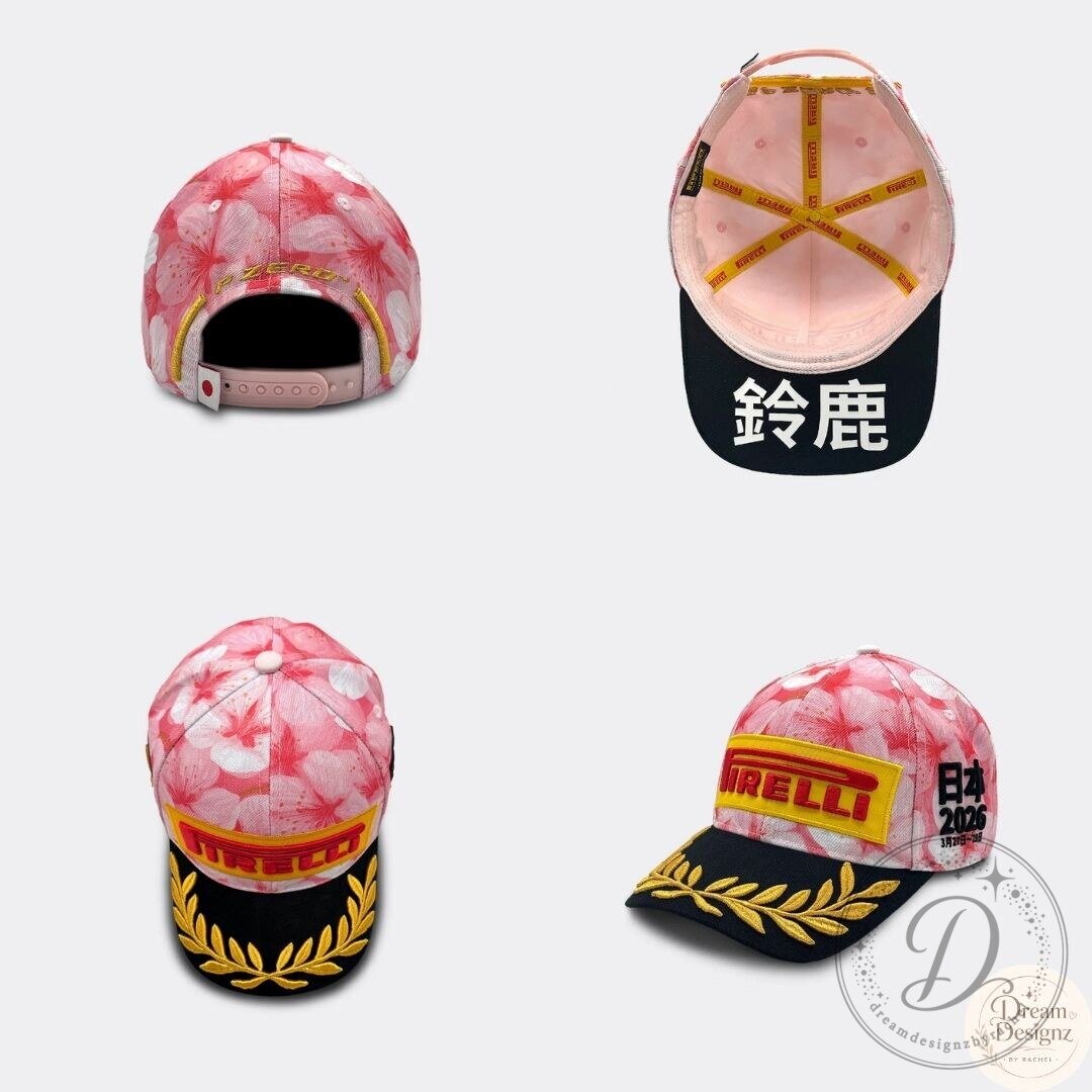 Pirelli Podium Cap Japan 2026 Japan Grand Prix Caps 10 Pirelli Podium Cap Japan 2026 Japan Grand Prix Caps product design and detailed view