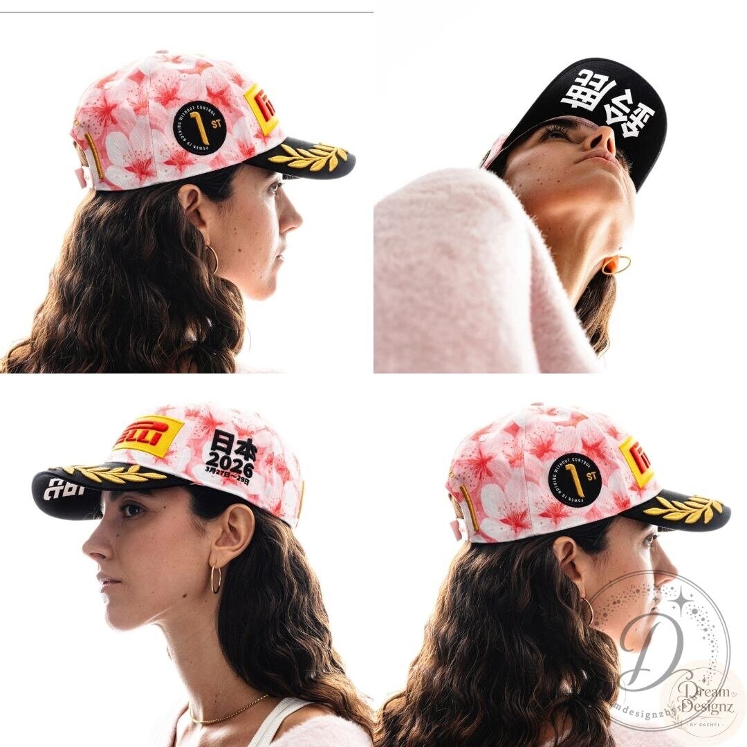 Pirelli Podium Cap Japan 2026 Japan Grand Prix Caps 11 Pirelli Podium Cap Japan 2026 Japan Grand Prix Caps product design and detailed view