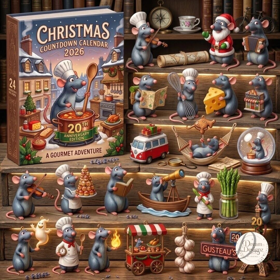 Ratatouille 20th Anniversary Gourmet Adventure Christmas Countdown Advent Calendar 2026