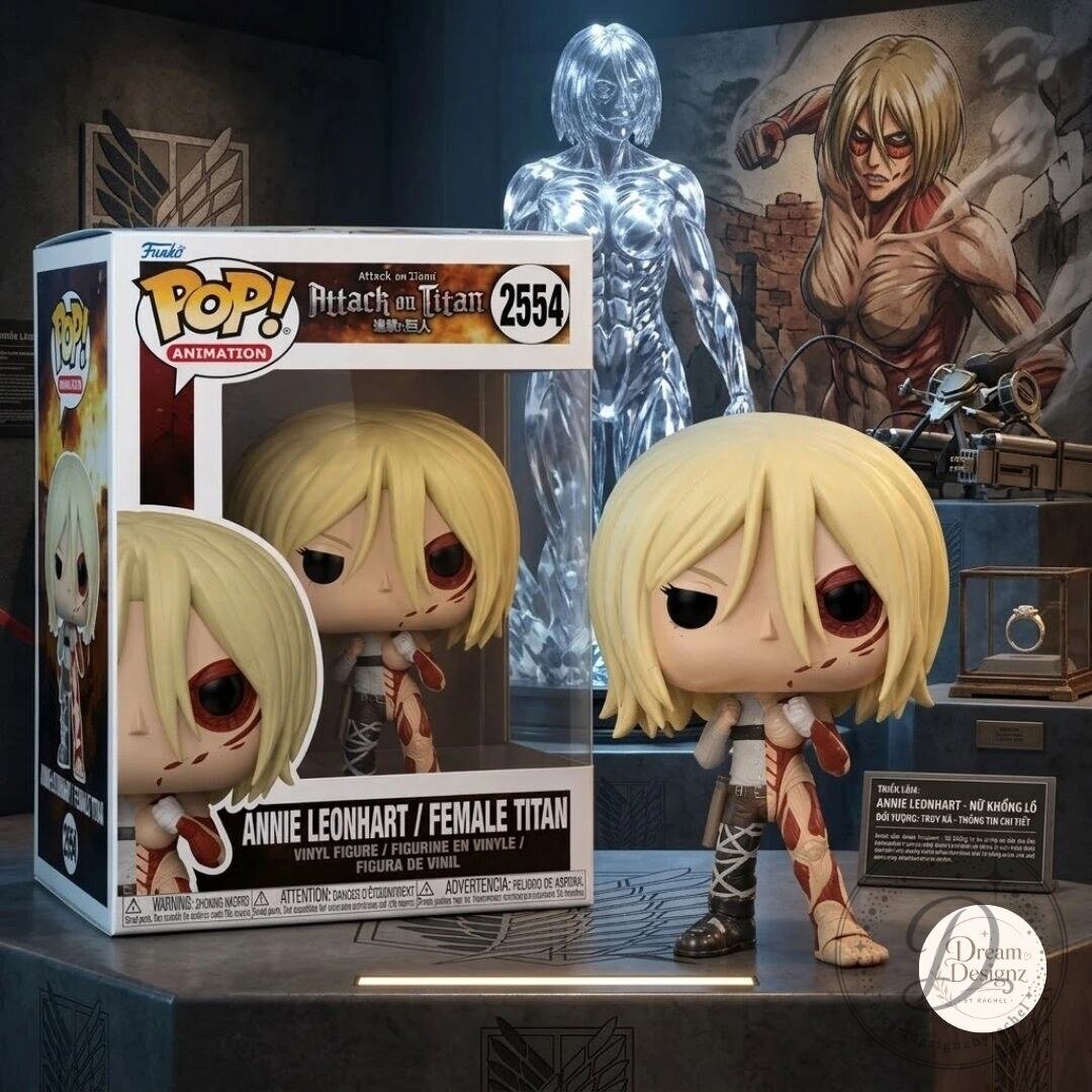Funko Pop Attack on Titan Annie Leonhart/Female Titan Half Titan Vinyl Figure #2554 10 Funko Pop Attack on Titan Annie Leonhart/Female Titan Half Titan Vinyl Figure #2554 product image showing design and details