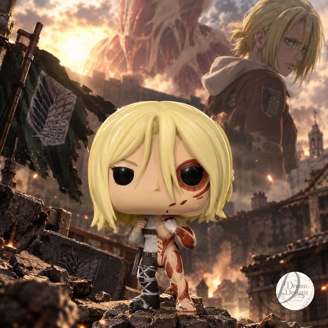 Funko Pop Attack on Titan Annie Leonhart/Female Titan Half Titan Vinyl Figure #2554 11 Funko Pop Attack on Titan Annie Leonhart/Female Titan Half Titan Vinyl Figure #2554 product image showing design and details