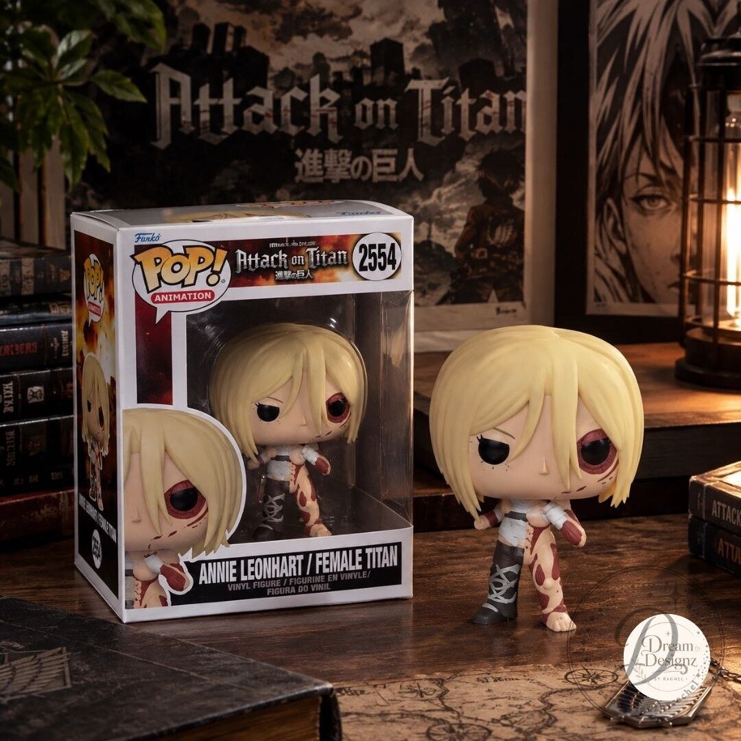 Funko Pop Attack on Titan Annie Leonhart/Female Titan Half Titan Vinyl Figure #2554 12 Funko Pop Attack on Titan Annie Leonhart/Female Titan Half Titan Vinyl Figure #2554 product image showing design and details