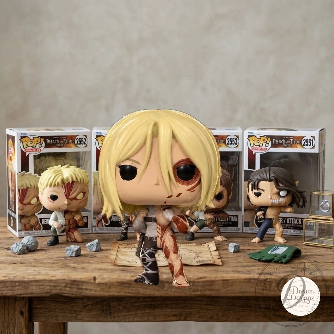 Funko Pop Attack on Titan Annie Leonhart/Female Titan Half Titan Vinyl Figure #2554 13 Funko Pop Attack on Titan Annie Leonhart/Female Titan Half Titan Vinyl Figure #2554 product image showing design and details