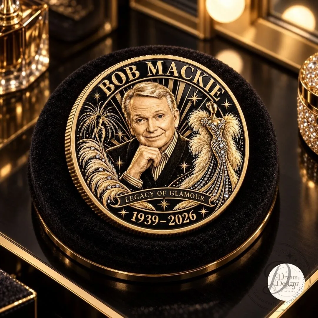 Bob Mackie 1939-2026 Legacy Of Glamour Commemorative Gold Challenge Coin