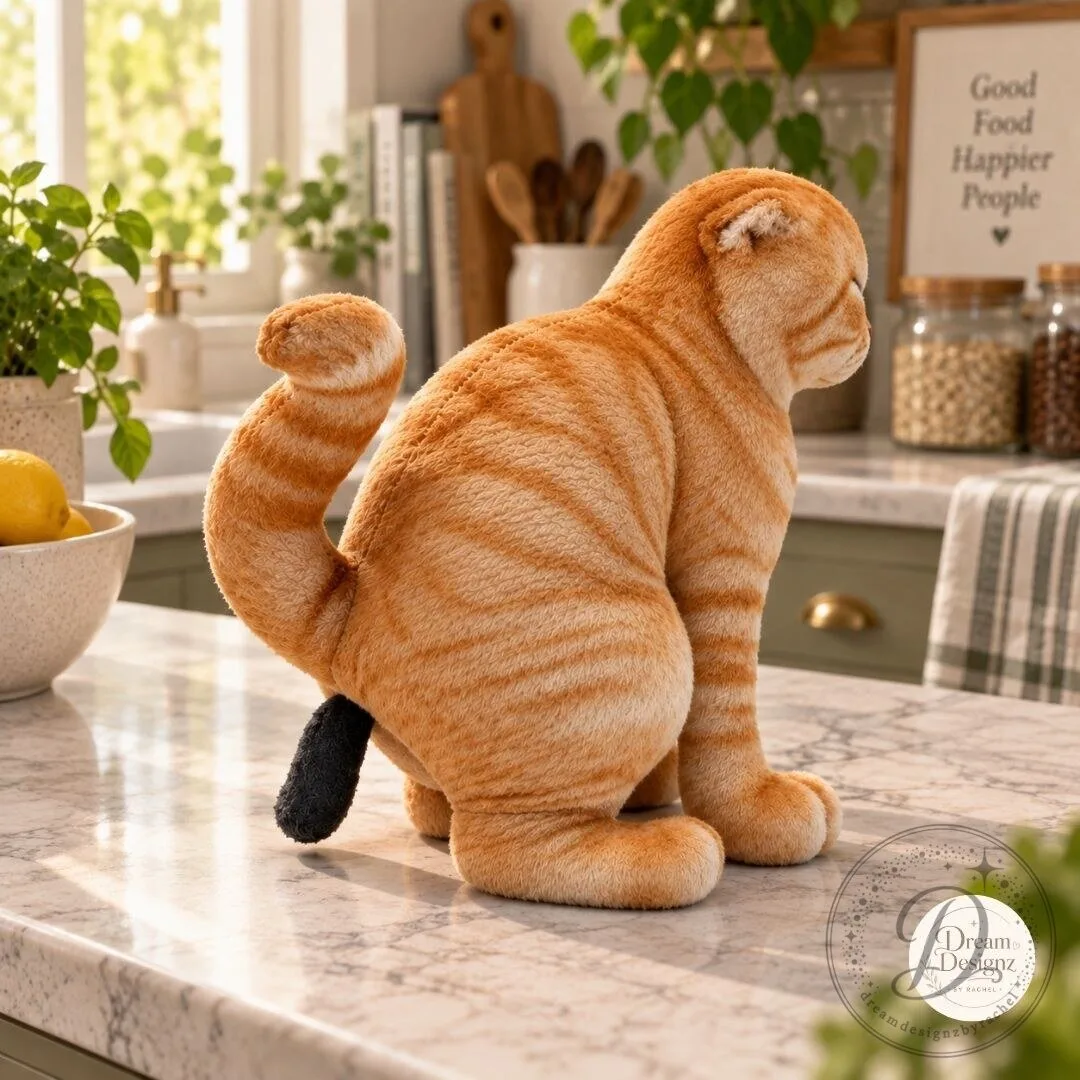 Popping Cat Plush Toy