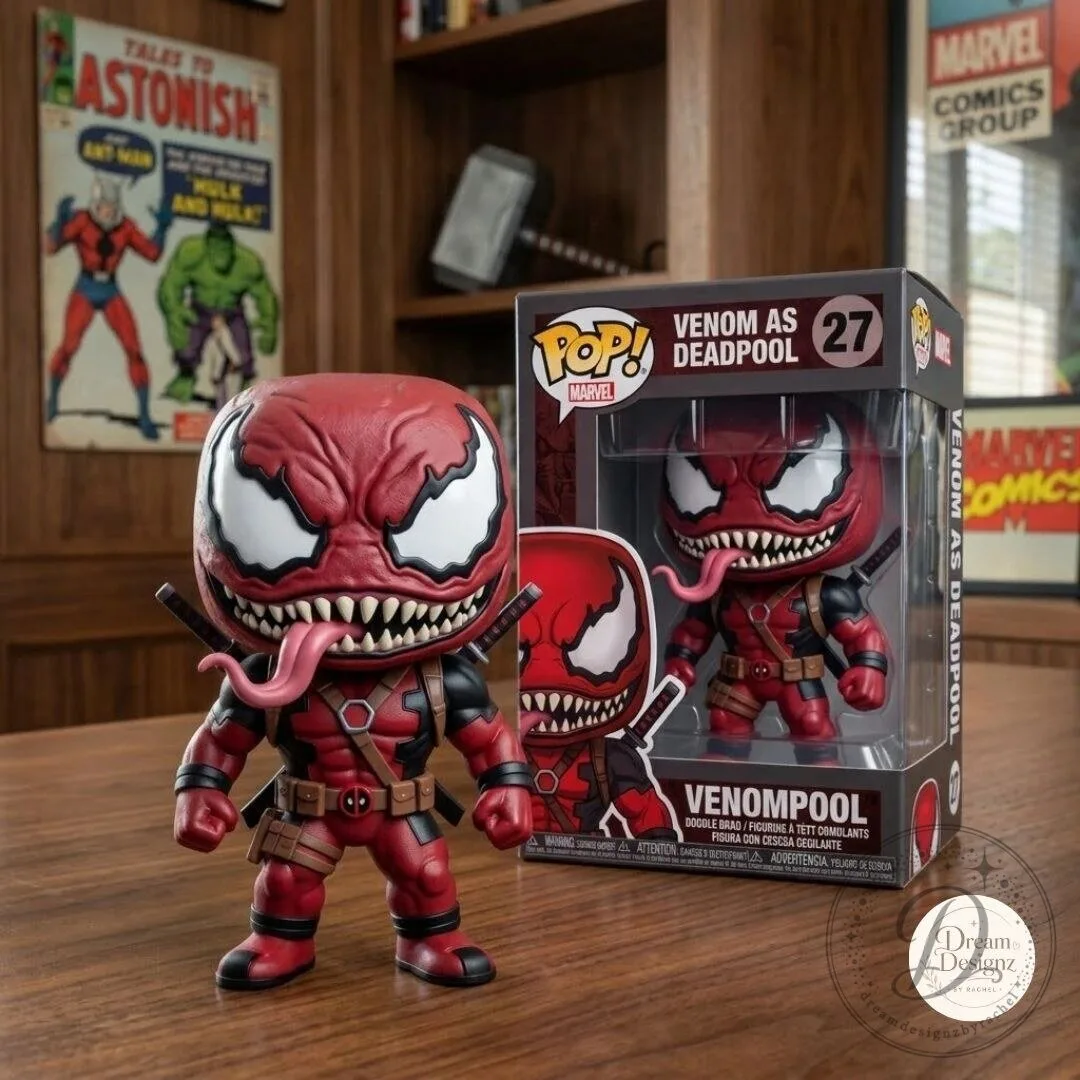 Funko Pop! Marvel Venompool Venom As Deadpool Vinyl Figure