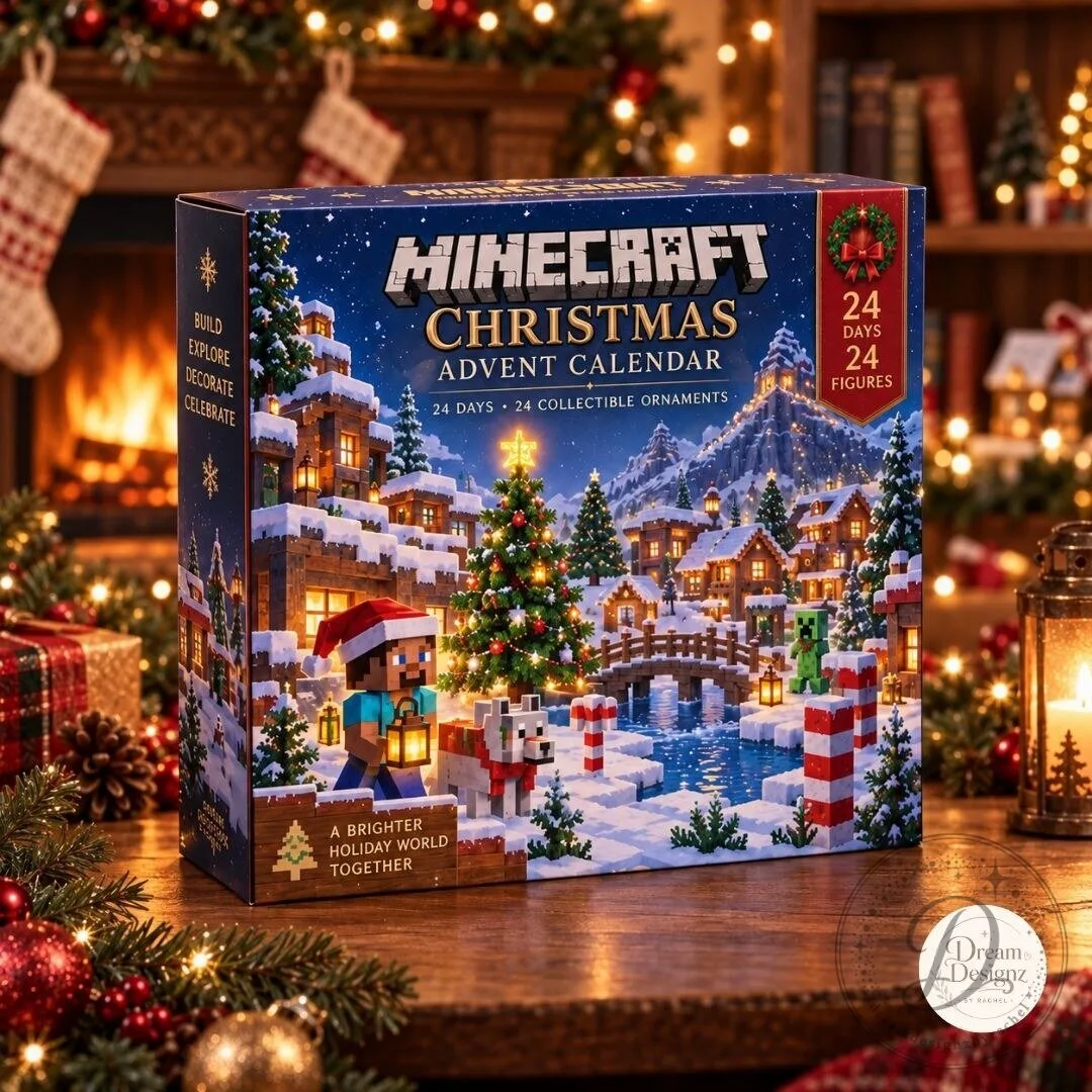 Minecraft Christmas Advent Calendar 2026 24 Days Ornaments Gift Set 10 Minecraft Christmas Advent Calendar 2026 24 Days Ornaments Gift Set product image showing design and details