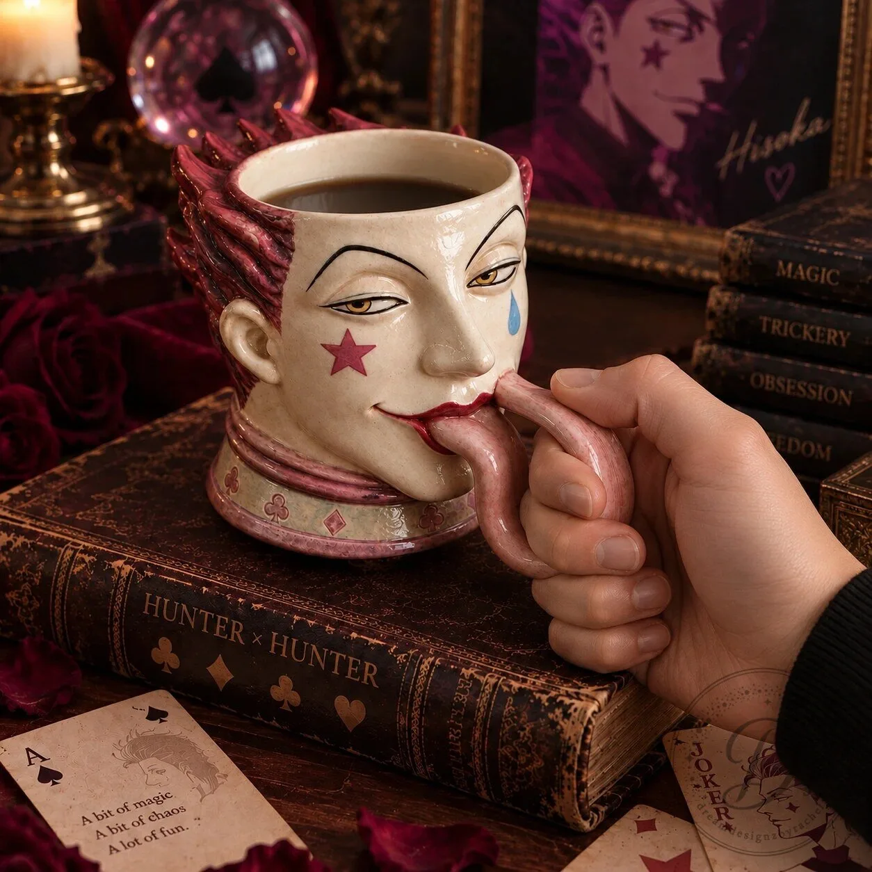 Hunter x Hunter Hisoka Ceramic Coffee Mug