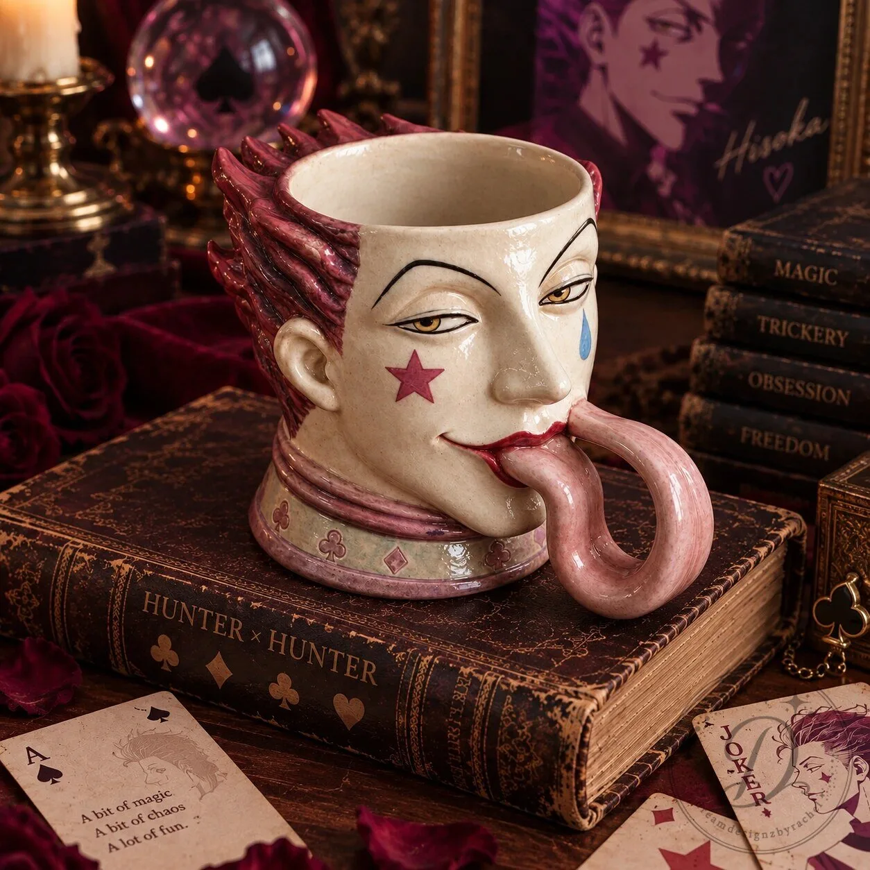 Hunter x Hunter Hisoka Ceramic Coffee Mug 10 Hunter x Hunter Hisoka Ceramic Coffee Mug