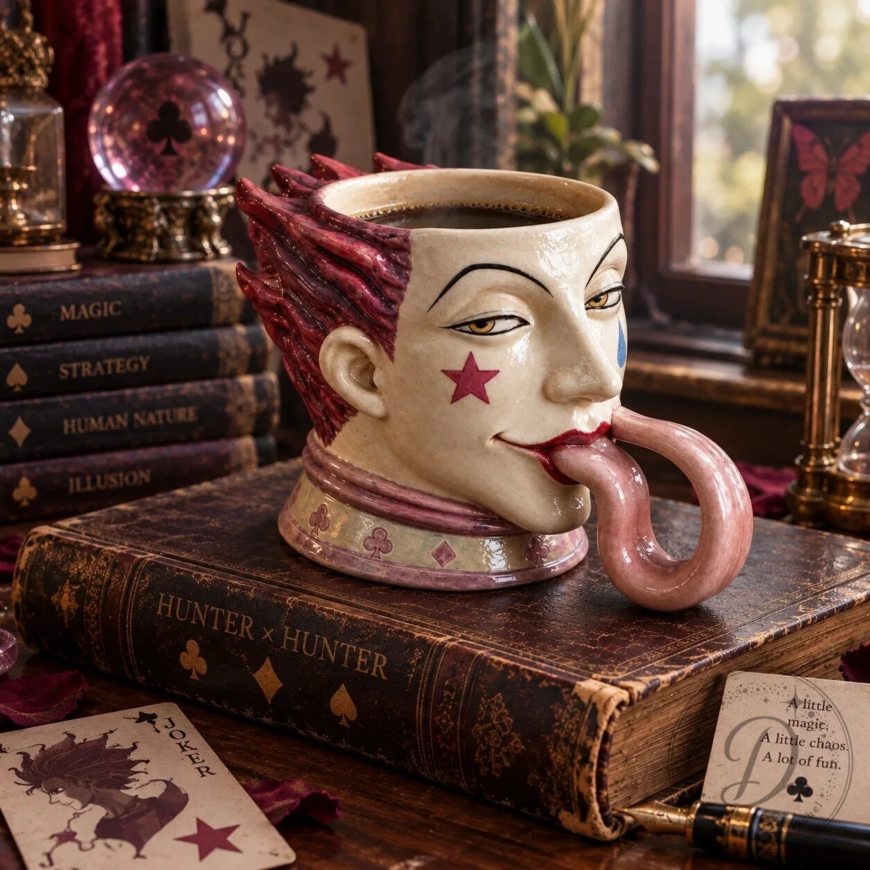Hunter x Hunter Hisoka Ceramic Coffee Mug 11 Hunter x Hunter Hisoka Ceramic Coffee Mug