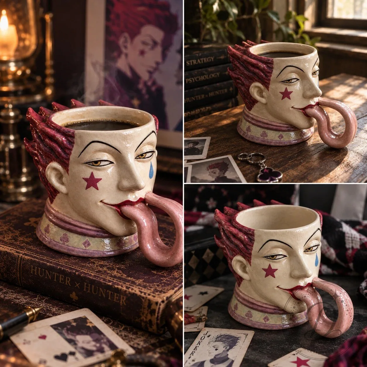 Hunter x Hunter Hisoka Ceramic Coffee Mug 12 Hunter x Hunter Hisoka Ceramic Coffee Mug