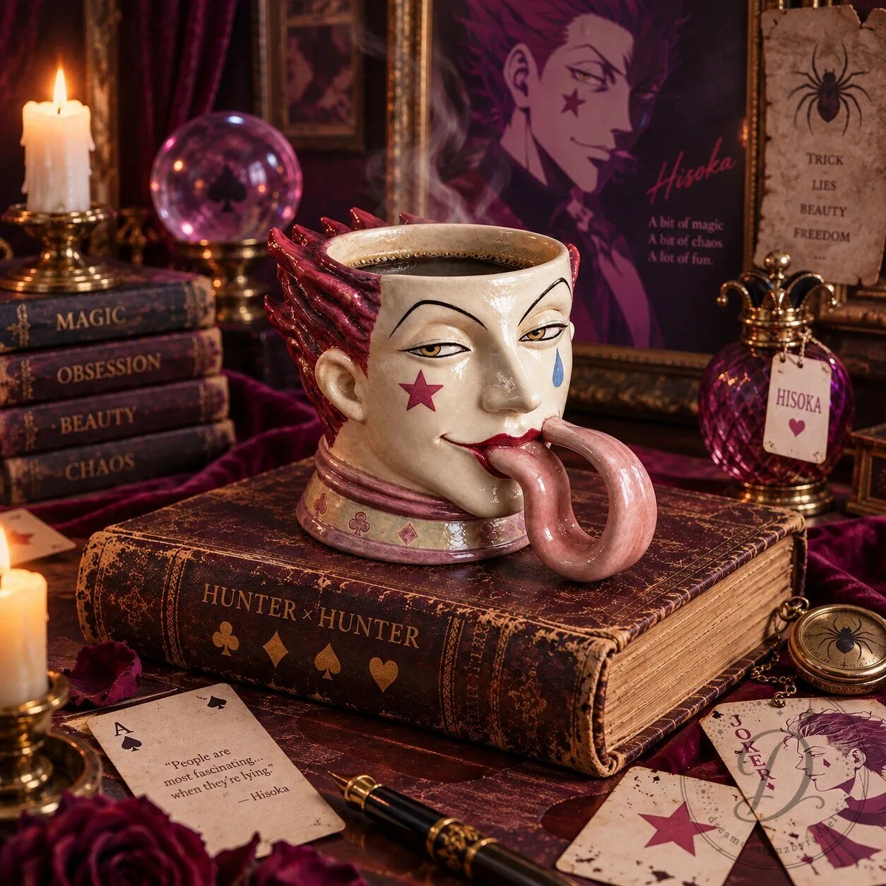 Hunter x Hunter Hisoka Ceramic Coffee Mug 13 Hunter x Hunter Hisoka Ceramic Coffee Mug