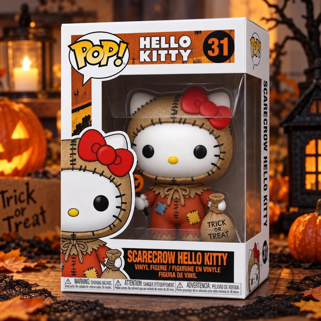 Funko Pop Hello Kitty Scarecrow Halloween Vinyl Figure Funko Pop Hello Kitty Scarecrow Halloween Vinyl Figure
