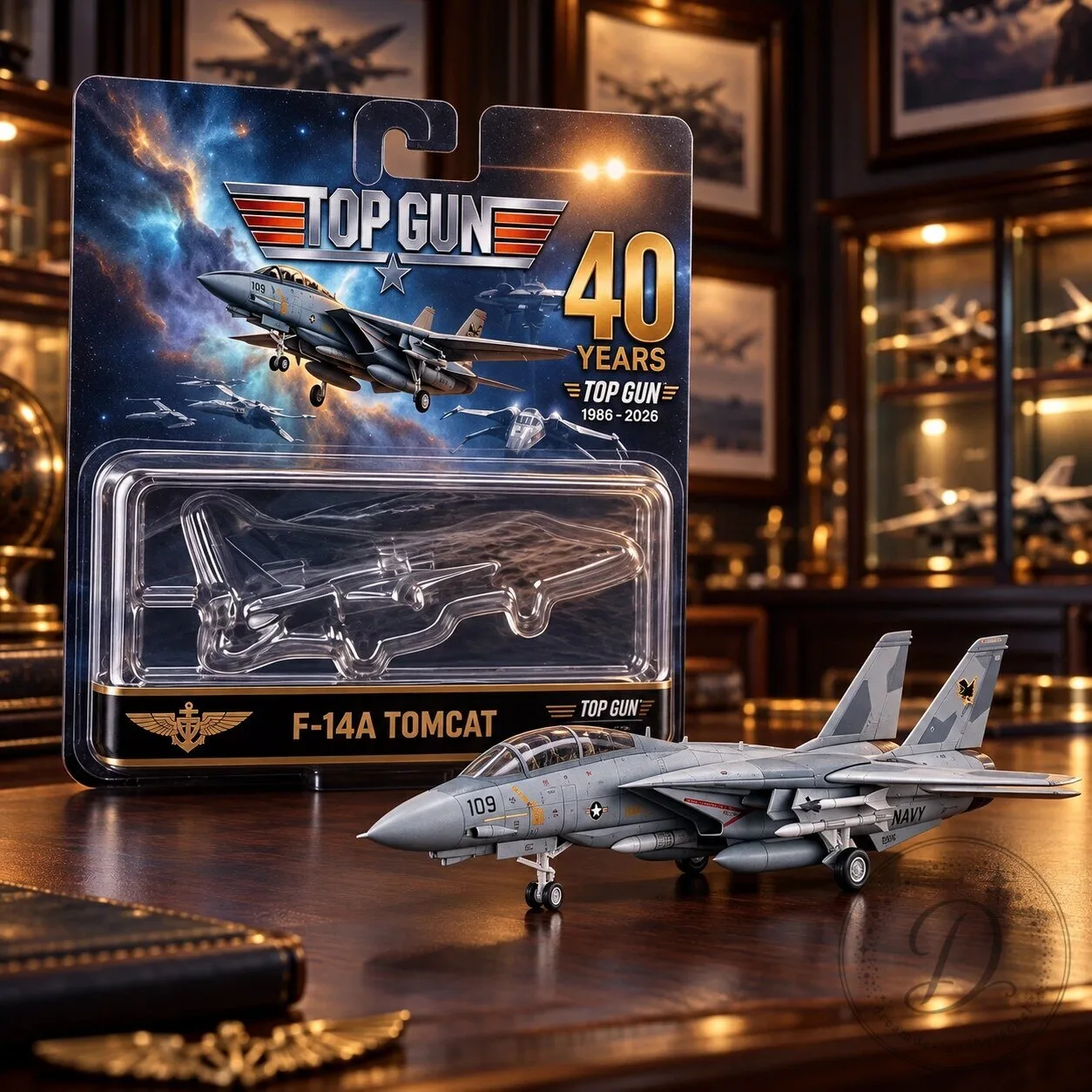 Top Gun 40 Years F 14A Tomcat Collector Figure Toy