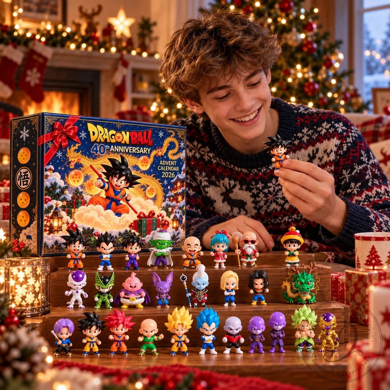 Dragon Ball 40th Anniversary 2026 Christmas Advent Calendar Anime Mini Figures Gift Box 10 Dragon Ball 40th Anniversary 2026 Christmas Advent Calendar Anime Mini Figures Gift Box product image showing design and details