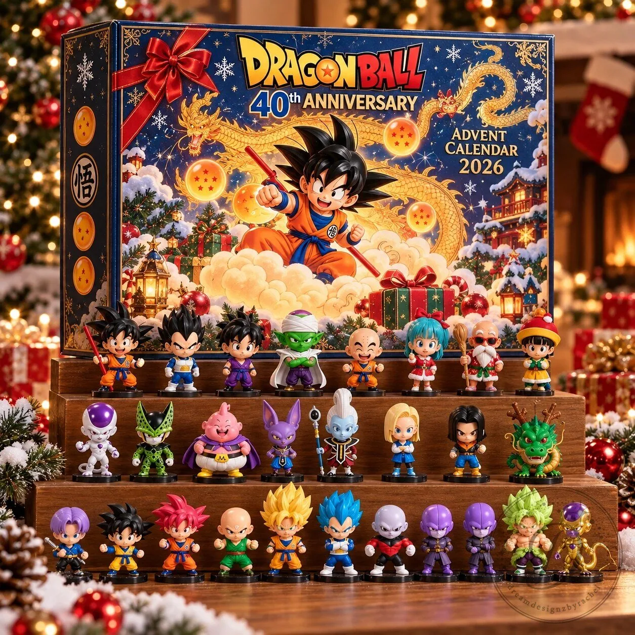 Dragon Ball 40th Anniversary 2026 Christmas Advent Calendar Anime Mini Figures Gift Box 13 Dragon Ball 40th Anniversary 2026 Christmas Advent Calendar Anime Mini Figures Gift Box product image showing design and details