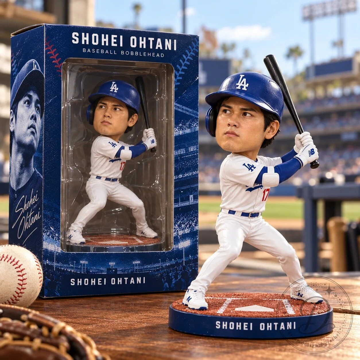 Shohei Ohtani Baseball Star Player Bobblehead Figure