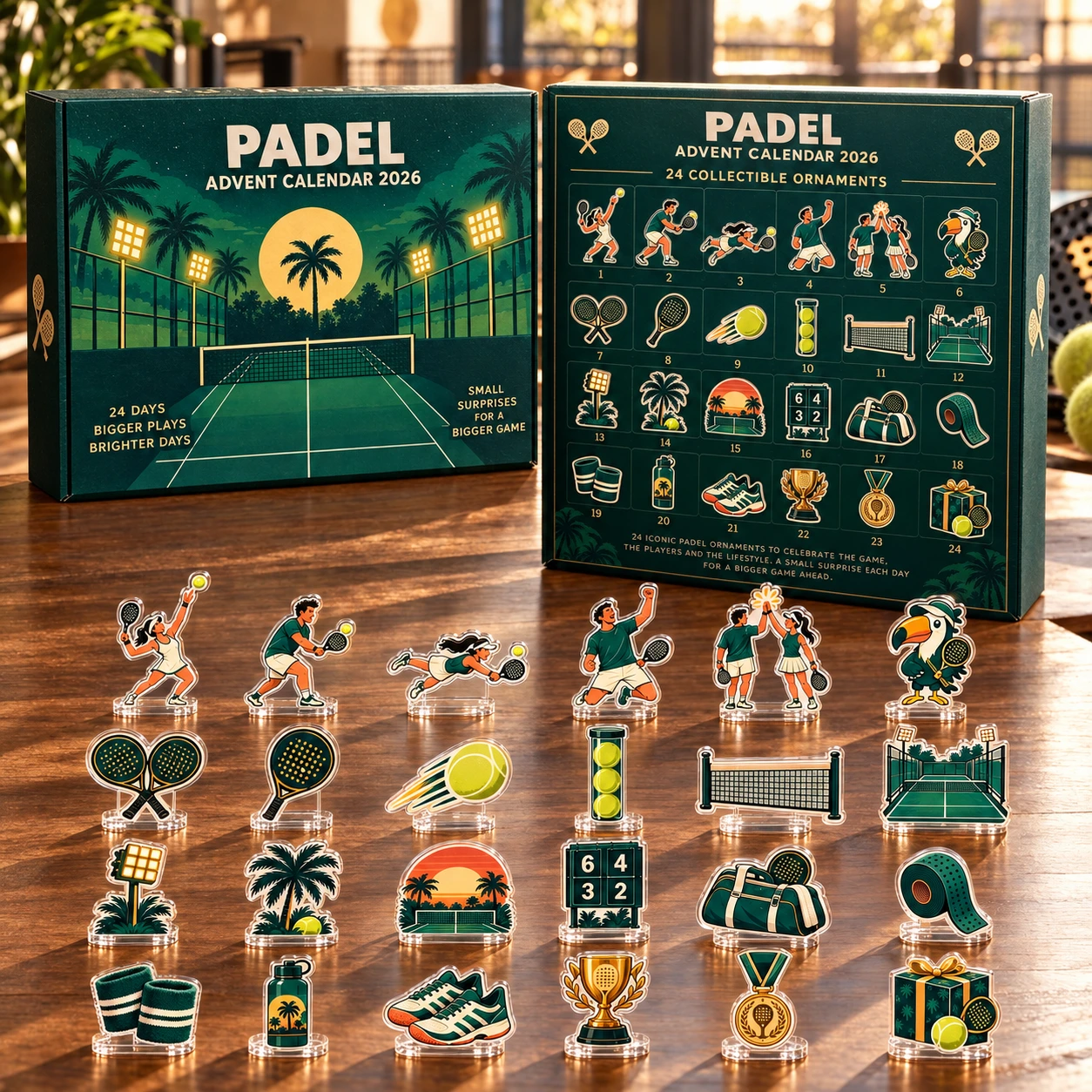 Padel Tennis Christmas Advent Calendar Countdown