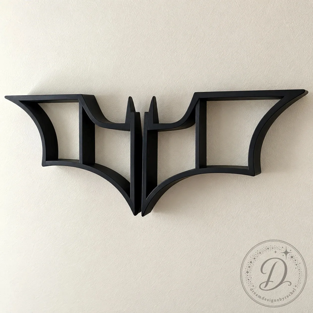 Batman Wooden Wall Bookshelf 11 Batman Wooden Wall Bookshelf product image showing design and details