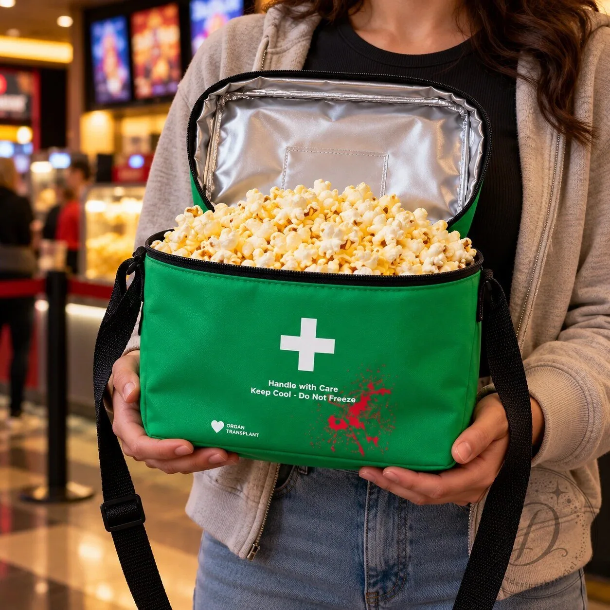 Resident Evil Organ Transplant Green Medical Popcorn Bucket Bag 2026 10 Resident Evil Organ Transplant Green Medical Popcorn Bucket Bag 2026 product image showing design and details