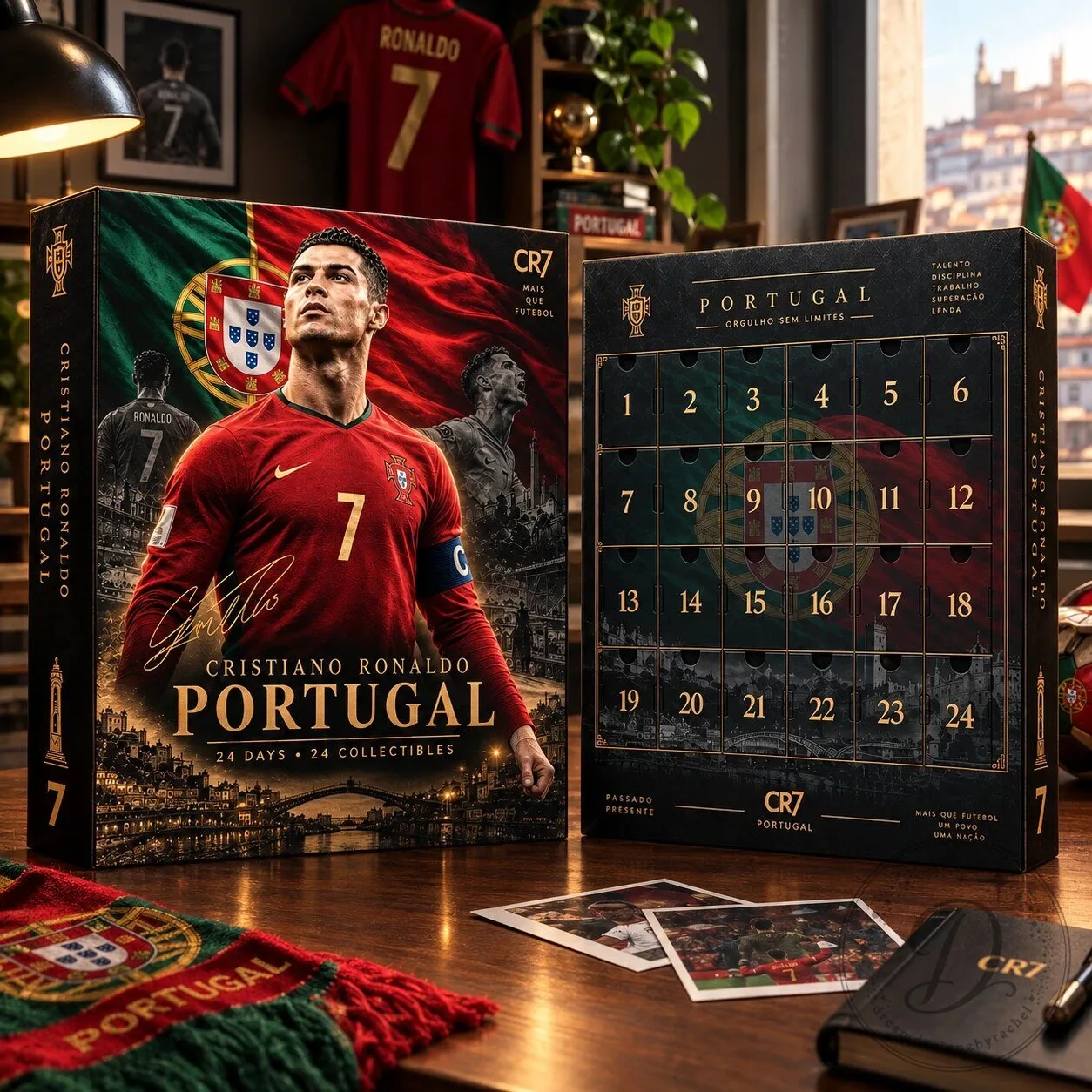 Cristiano Ronaldo Portugal National Team 2026 Advent Calendar 24 Days of Surprises 10 Cristiano Ronaldo Portugal National Team 2026 Advent Calendar 24 Days of Surprises product image showing design and details