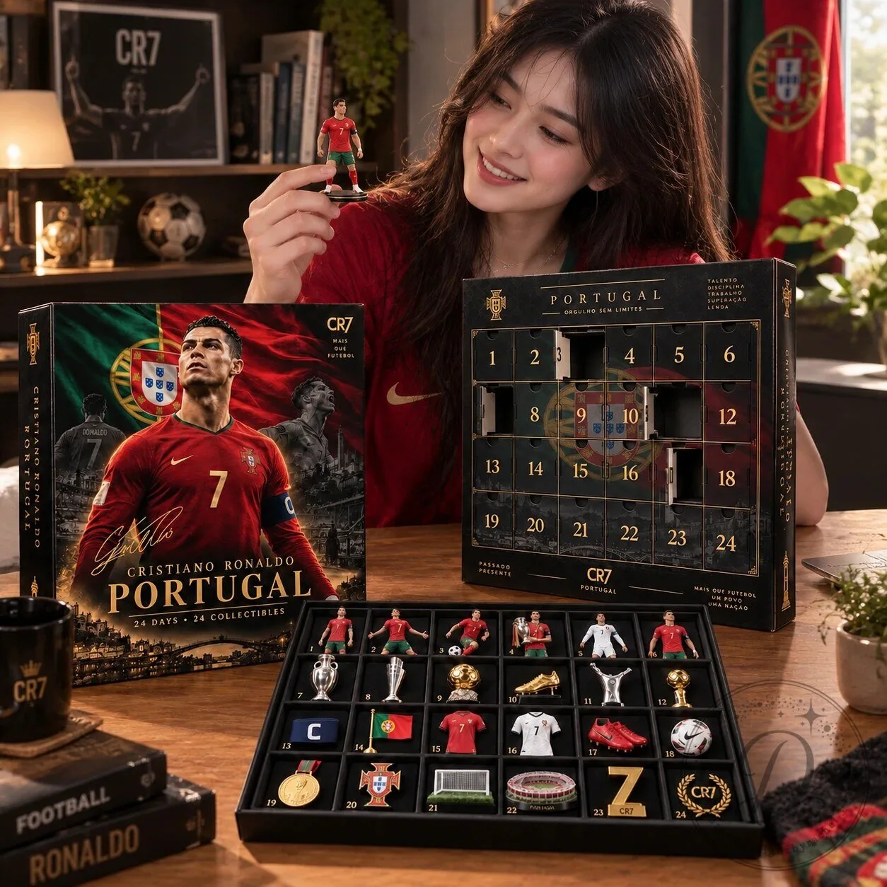 Cristiano Ronaldo Portugal National Team 2026 Advent Calendar 24 Days of Surprises 11 Cristiano Ronaldo Portugal National Team 2026 Advent Calendar 24 Days of Surprises product image showing design and details