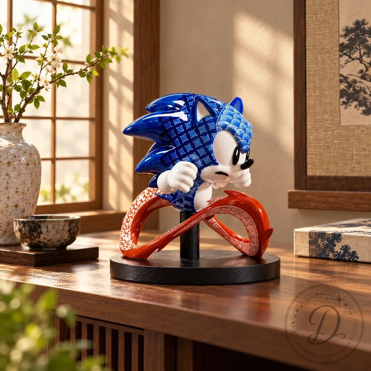 Sonic The Hedgehog 35th Anniversary Vinyl Figure Statue 4 Sonic The Hedgehog 35th Anniversary Vinyl Figure Statue