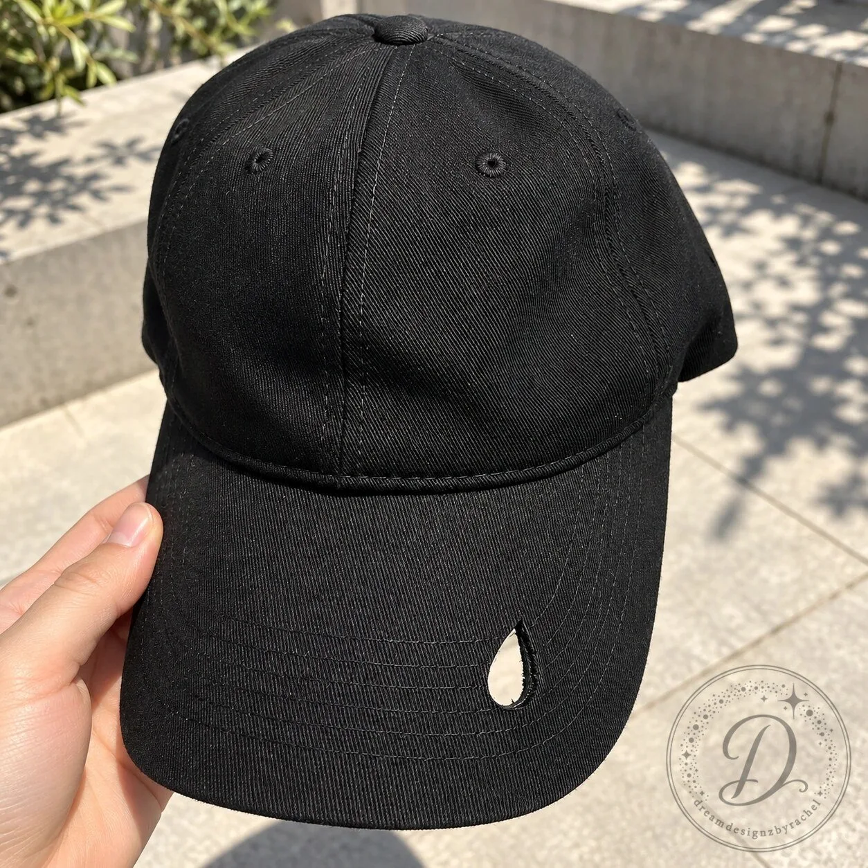 BOKUNOU Light Tear Cutout Brim Cap 11 BOKUNOU Light Tear Cutout Brim Cap product image showing design and details