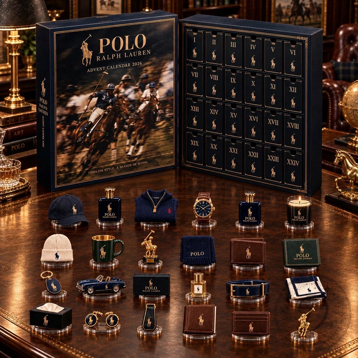 Polo Ralph Lauren 2026 Luxury Advent Calendar Holiday Gift Box Set