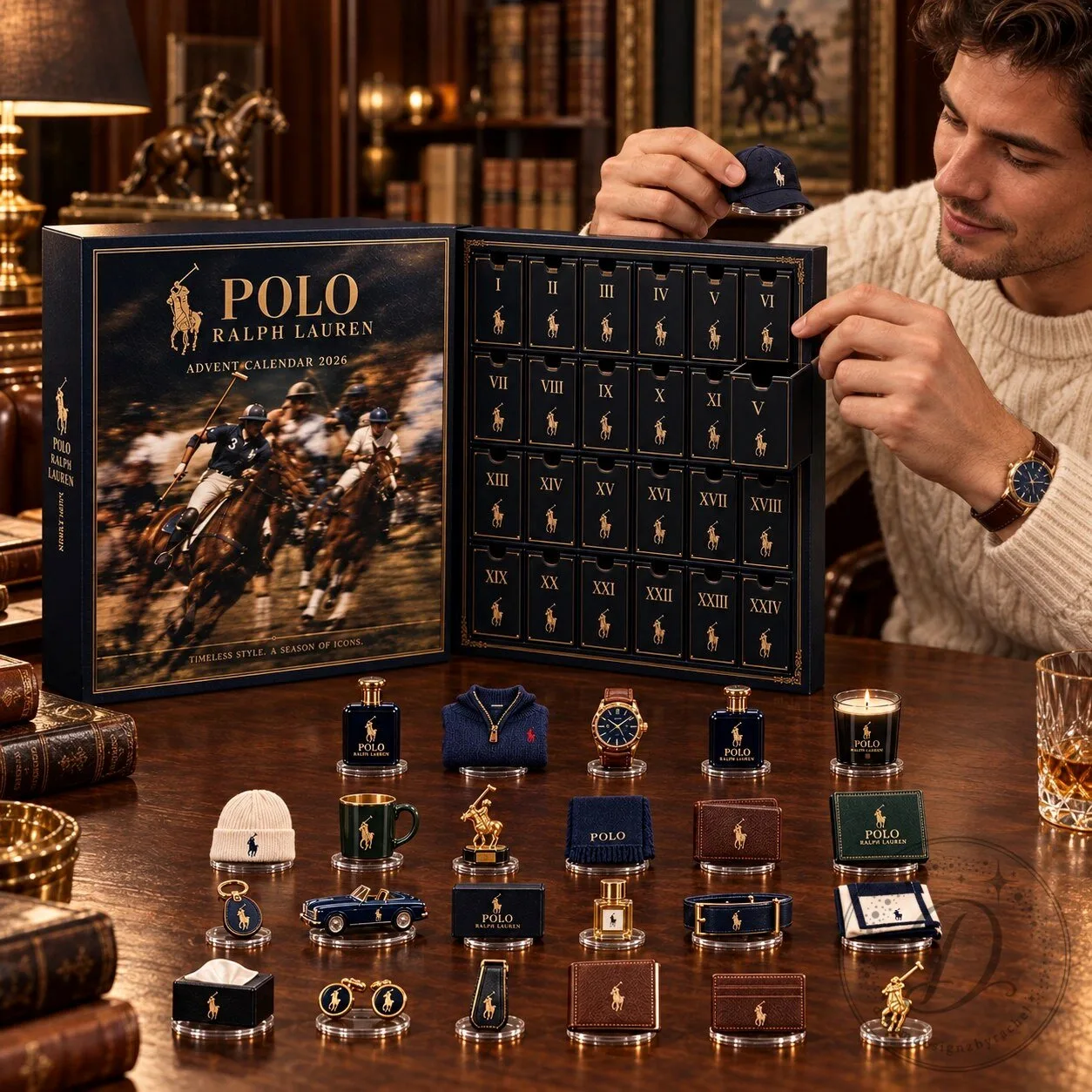 Polo Ralph Lauren 2026 Luxury Advent Calendar Holiday Gift Box Set 12 Polo Ralph Lauren 2026 Luxury Advent Calendar Holiday Gift Box Set product image showing design and details