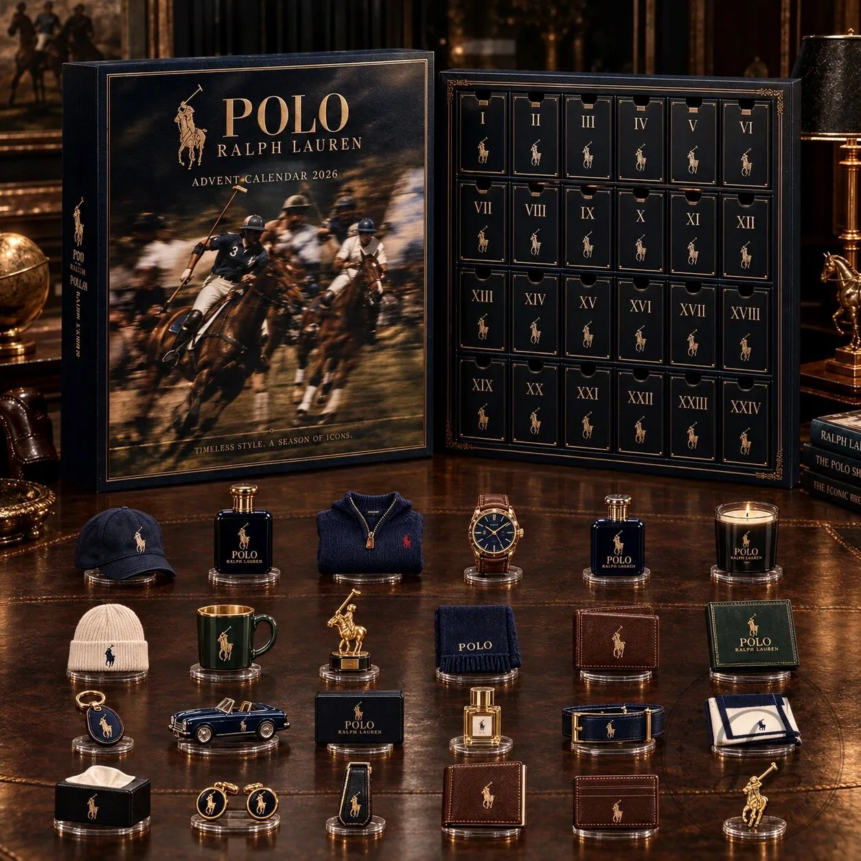 Polo Ralph Lauren 2026 Luxury Advent Calendar Holiday Gift Box Set 13 Polo Ralph Lauren 2026 Luxury Advent Calendar Holiday Gift Box Set product image showing design and details