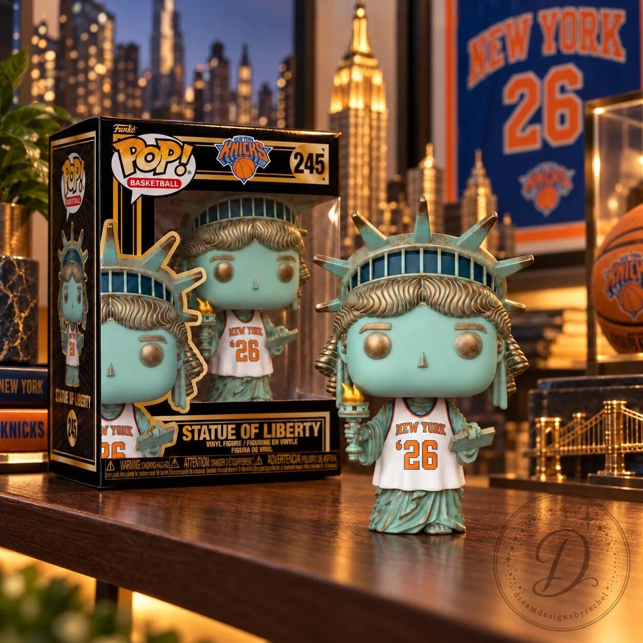 NBA New York Knicks Statue Of Liberty - Funko Pop Basketball Vinyl Figure