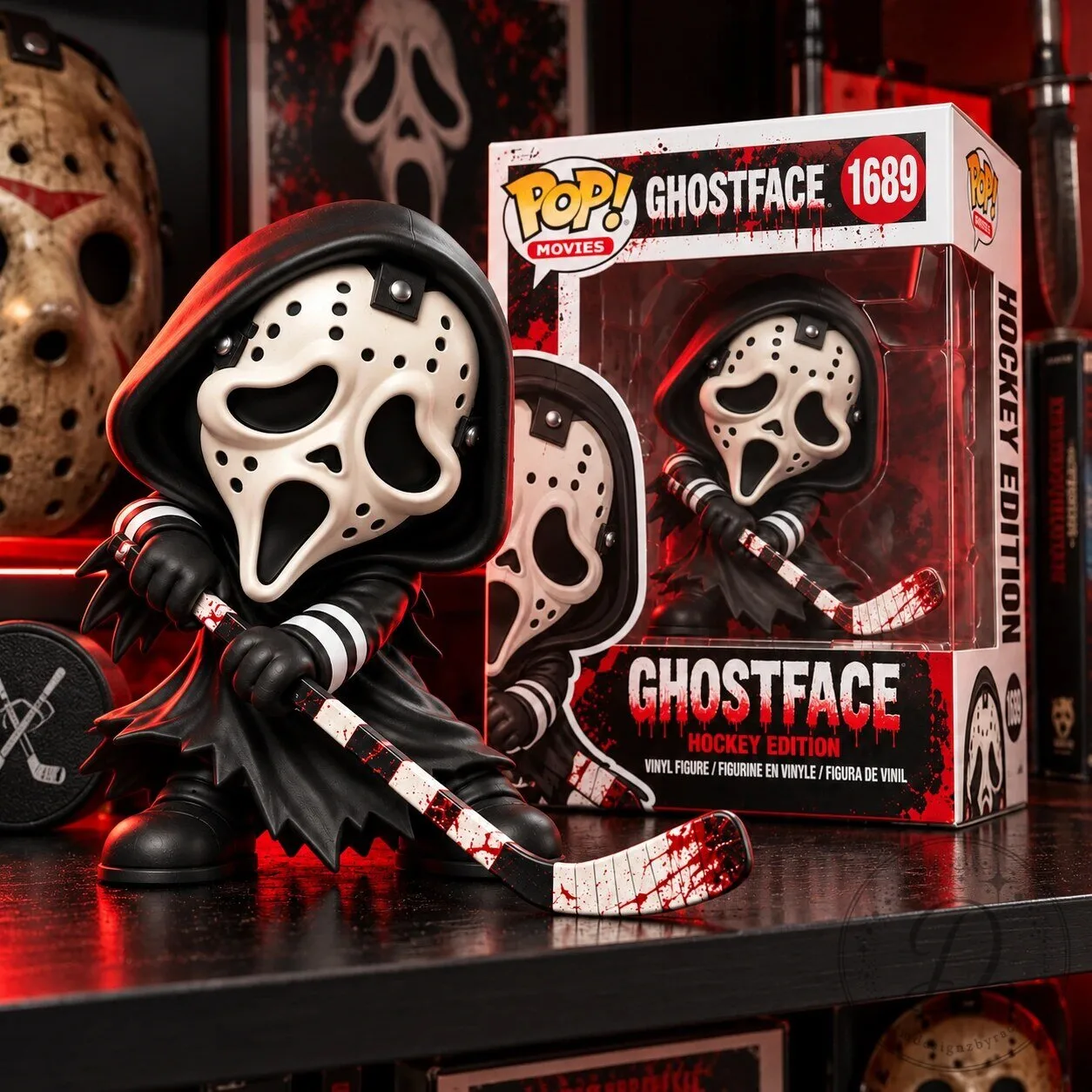 Ghostface Funko Pop! Movies Hockey Edition Vinyl Figure