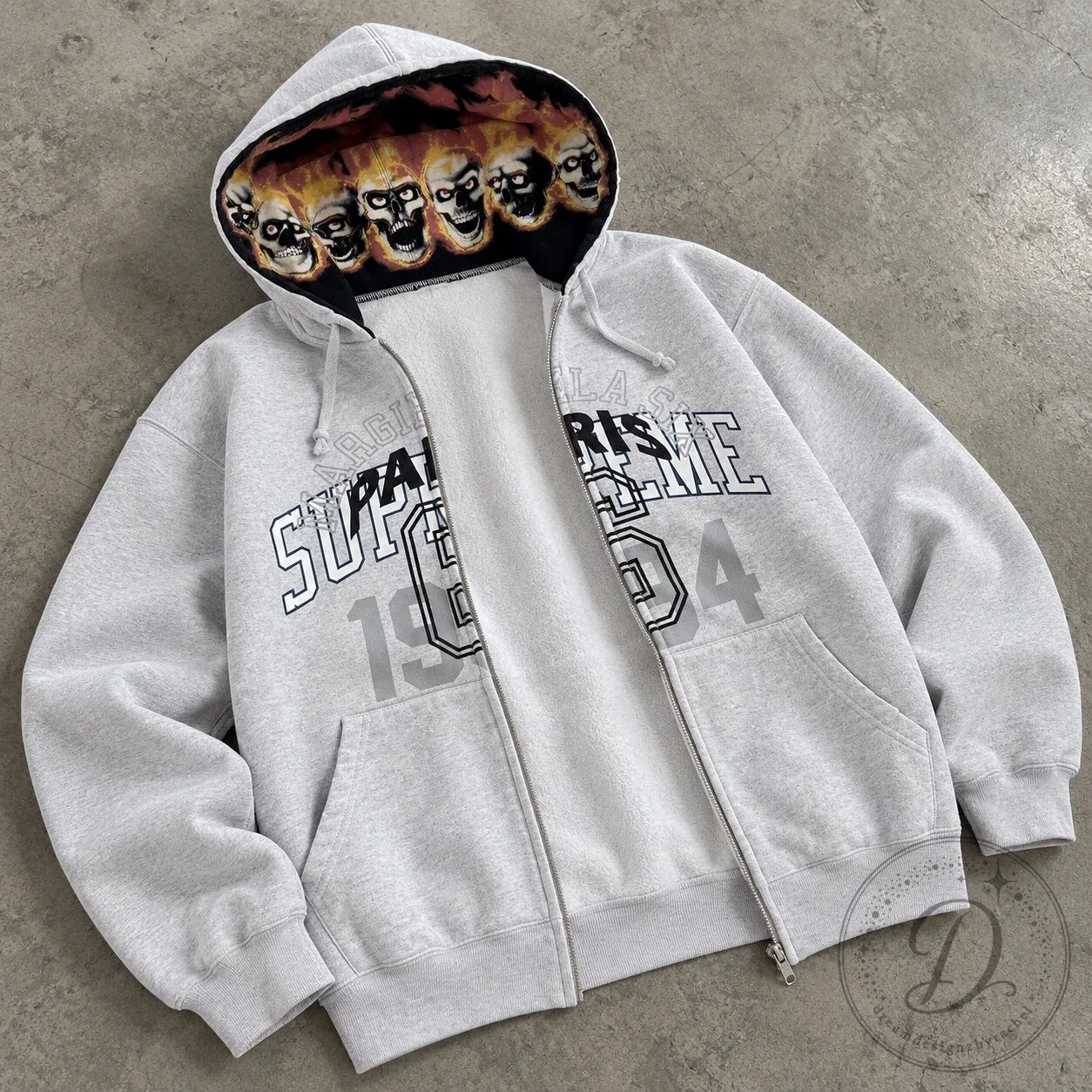 Supreme x MM6 Maison Margiela Zip Hoodie 10 Supreme x MM6 Maison Margiela Zip Hoodie product image showing design and details