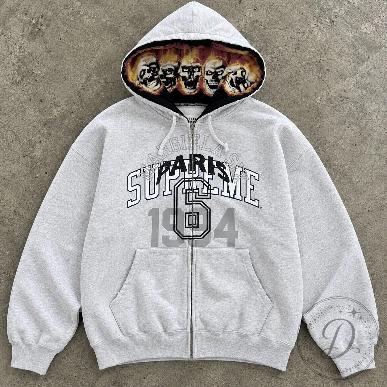 Supreme x MM6 Maison Margiela Zip Hoodie 11 Supreme x MM6 Maison Margiela Zip Hoodie product image showing design and details