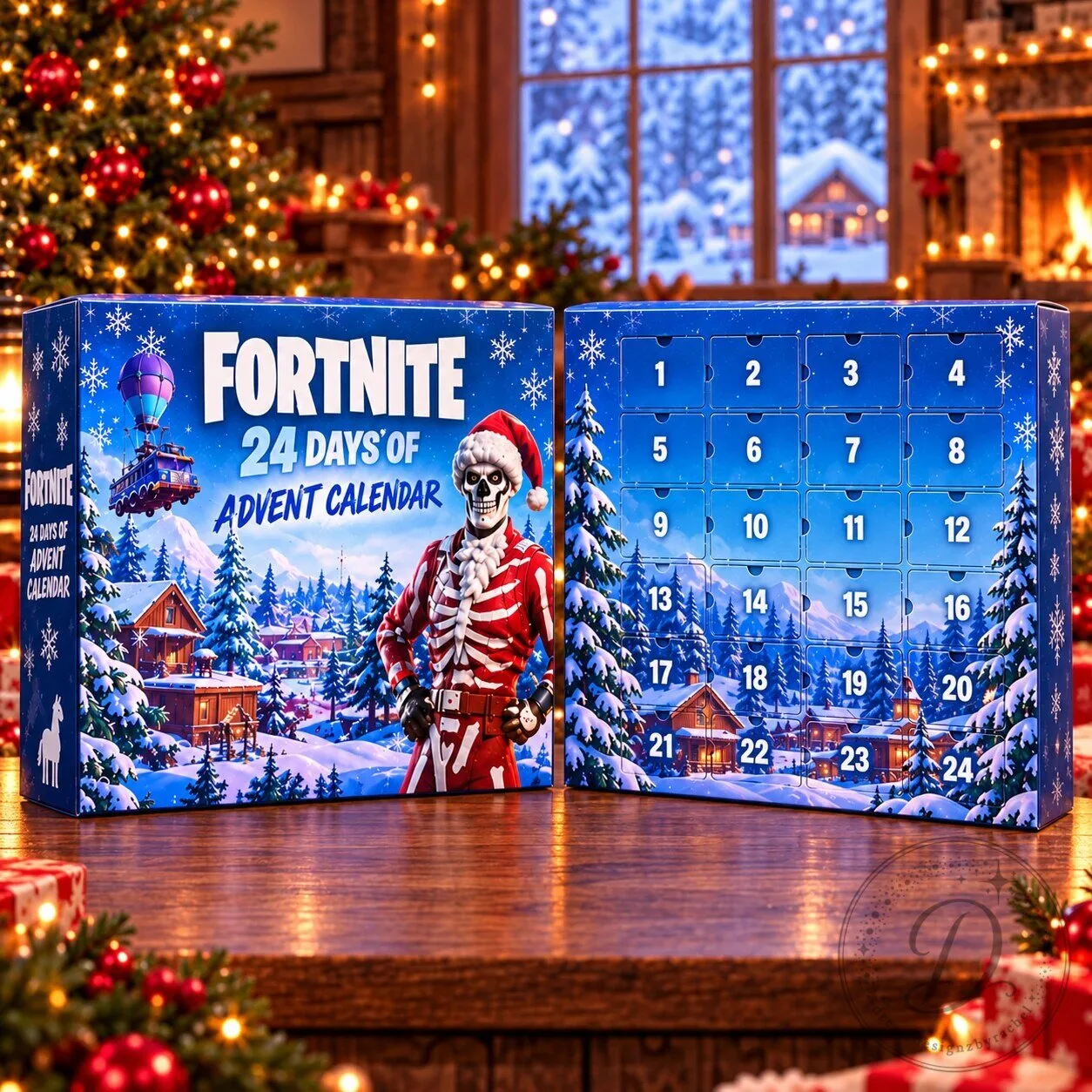 Fortnite 24 Days Advent Calendar 24 Days Christmas Countdown 8 Fortnite 24 Days Advent Calendar 24 Days Christmas Countdown product image showing design and details
